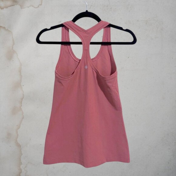 Cute Lululemon CRB Tank in Buttery Soft Nulu Cherry Tint Colour - Picture 4 of 6
